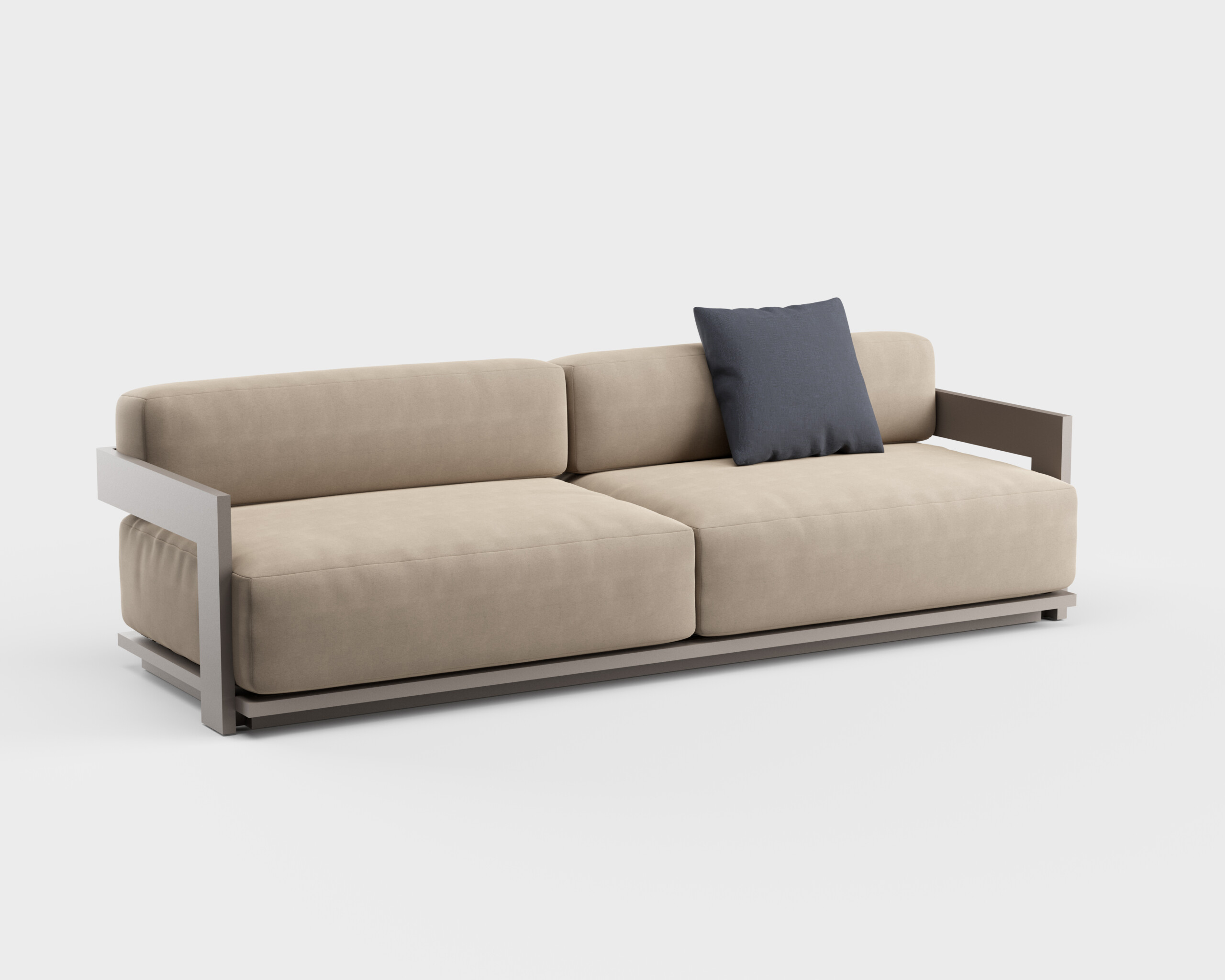 Outdoor Furniture Luxury - Ensemble de canapés d’extérieur en aluminium