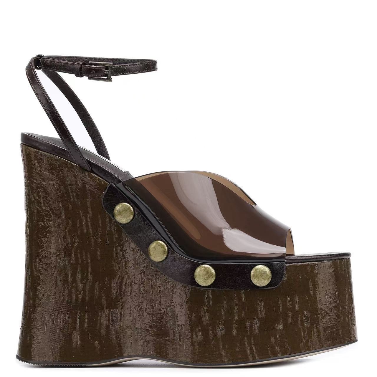 Outdoor Furniture Wood - Sandales à talons hauts de 14