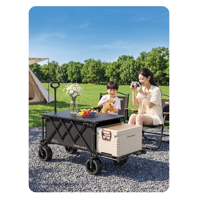 Chariot de camping pliable, ch - Outdoor Furniture Metal avis et prix