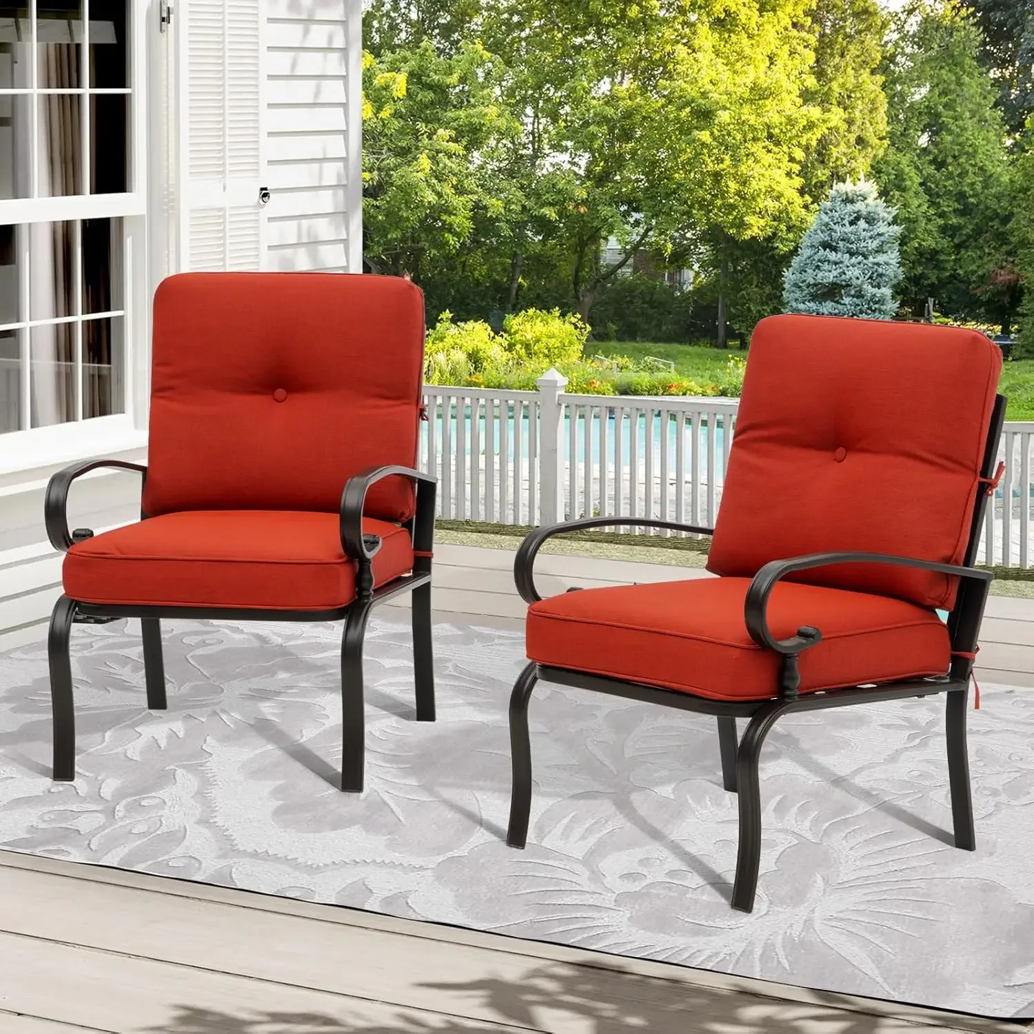 Chaises de bistrot en métal ro - Outdoor Furniture Metal Chairs avis et prix