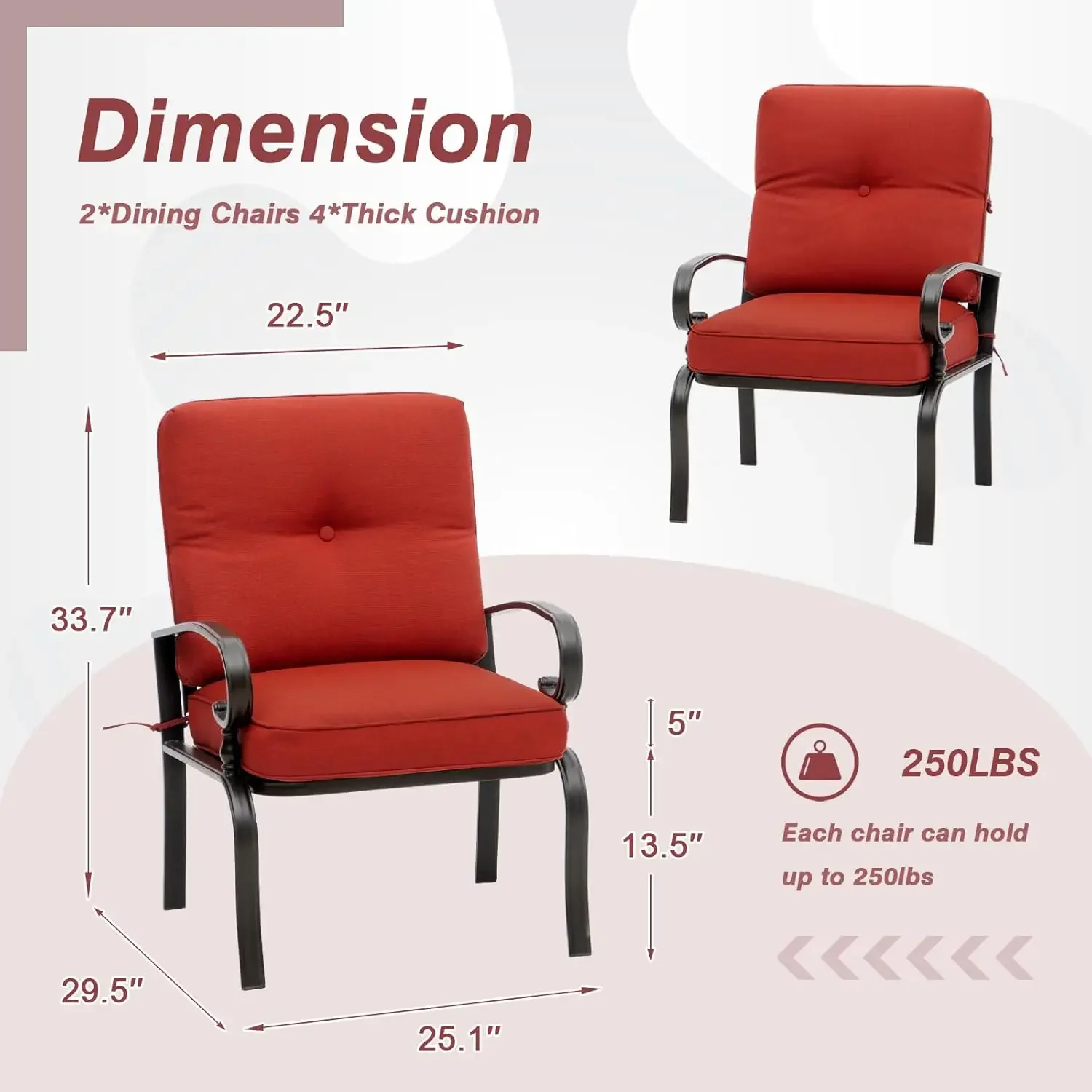 Chaises de bistrot en métal ro - Outdoor Furniture Metal Chairs avis et prix
